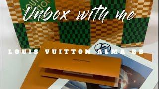 UnboxingLV Louis Vuitton Alma BB Damier Ebene