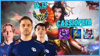 KCB ABBEDAGGE CASSIOPEIA VS TRISTANA MID - EUW CHALLENGER - PATCH 14.13