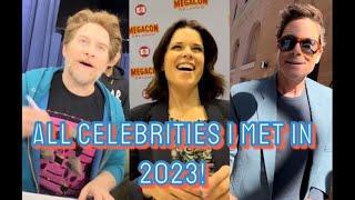 Meeting Celebrities 2023 Compilation Seth Green James McAvoy Rob Lowe Susan Sarandon and More