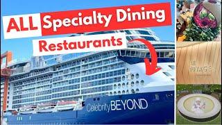 You wont regret eating at these specialty dining restaurants. Celebrity Cruises Dining Review.