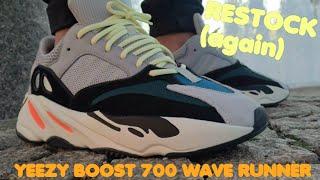 Wave Runners Yeezy Boost 700 On Feet Review Unboxing #RESTOCK S3 EP2 #4K #yeezyday