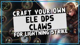 3.25  Craft your own Elemental DPS Claws for Lightning Strike WardenDeadeyeSlayer - PoE Crafting