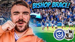 PORTSMOUTH vs PORT VALE  2-0  POMPEY STAY TOP OF THE LEAGUE AGAIN AS COLBY BISHOP BAGS TWO