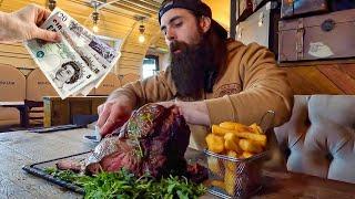 WIN £50 CASH IF YOU CAN EAT THE HUGE STEAK THATS ONLY BEEN BEATEN ONCE IN 9 YEARS  BeardMeatsFood