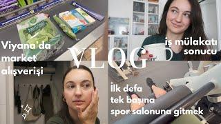 Vlog  İlk Defa Tek Başına Spor Salona Gittim Hofer&Dm Alışverişi İş Mülakatı Sonucu