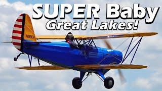 Super Baby Great Lakes Airplane - 140HP of FUN - Oshkosh 2023