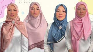 10 Quick Tutorial Tudung Satin with Fazura & Hana