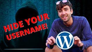 How to Hide Your WordPress Username from Hackers