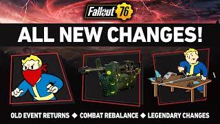 NEXT UPDATE ALL New Changes Coming to Fallout 76