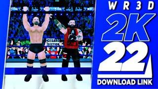 WR3D 2K22 Mod Download Link & ARENAS Or New Moves And Real Entrance & Commentary & More
