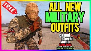 GTA 5 Online - ALL New MILITARY OUTFITS - How To UNLOCK Rare Clothing For FREE GTA V Update