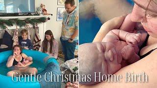 GENTLE HOMEBIRTH  Calm Peaceful Christmas Home Water Birth