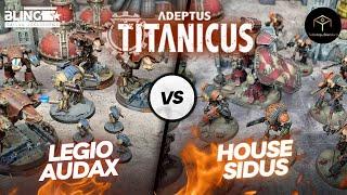 Adeptus Titanicus Match Play Battle Report - Legio Audax vs House Sidus