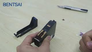 How to refill ink cartridge for BENSTAI B30 and B80 handheld inkjet printer?