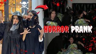 Horror prank with Iqra and Areeb  Most funny horror prank  Rabia Faisal  Sistrology