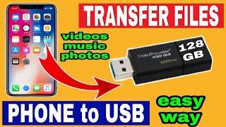 Paano mag transfer ng files from Phone to USB  videosmusicphotos  tagalog