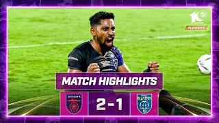 Match Highlights  Odisha FC 2-1 Kerala Blasters FC  Knockout 1  ISL 2023-24