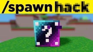Can You SPAWN Glitched Lucky Blocks? Roblox Bedwars
