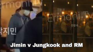 RMTaehyungJiminJungkook Spotted In A Restaurant In Seoul Before Their EnlistmentLast meeting?