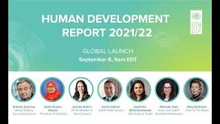 Global launch of Human Development Report 202122