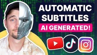 How to Add Automatic Subtitles to a Video  AI GENERATED 