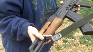 Denix AK-47 non-firing replica rifle- full wood stock