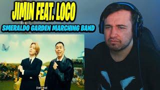 지민 Jimin Smeraldo Garden Marching Band feat. Loco Official Track Video REACTION