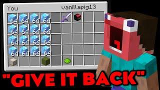 I scammed a scammer and made him give everything back hypixel skyblock
