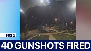 Barrage of gunfire in Anacostia caught on camera