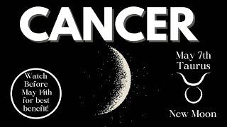 Cancer Tarot ️  Unbelievably Lucky New Moon In Taurus For Cancer - Seize This Opportunity 𝐍𝐎𝐖