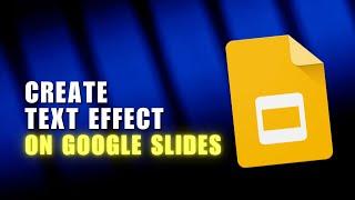 How To Insert Video  GIF Inside Of Text To Create This Text Effect In Google Slides