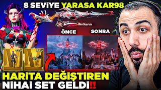 OYUNDA İLK  HARİTAYI DEĞİŞTİREN VAMPİR NİHAİ SET GELDİ 8 SEVİYE YARASA KAR98 EFSANE  PUBG MOBILE