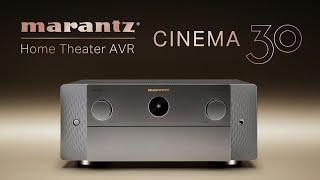 FIRST LOOK Marantz CINEMA 30 Flagship Home Theater Receiver  11.4 Channels w Dirac Live Support