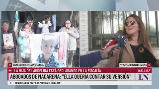 La hija de Laudelina declara en la fiscalía Macarena quería contar su versión