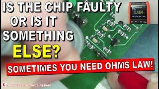 How To Diagnose IC Faults  Is It The Chip Or Some Component Connected To It? A Practical Example