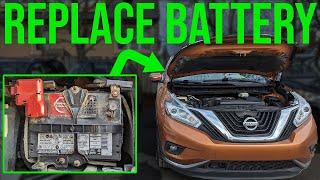 How to EASILY Replace the Battery - Nissan Murano 2015-2024