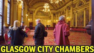 Walking Inside Glasgow City Chambers