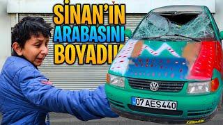 Sinanın Arabasını Boyadık