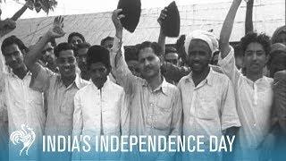 Indias Independence Day The Arrival of Earl Mountbatten 1947  British Pathé