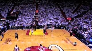 Kawhi Leonard Dunk Over Mike Miller - 2013 NBA Finals Game 6 - Spurs @ Heat