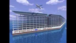 Worlds First Floating city The Freedom Ship which will be forever at sea Official Video