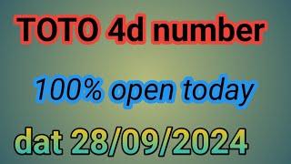 Magnum 4d live draw  toto 4d live 28092024