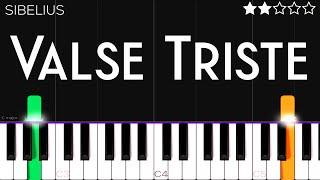 Jean Sibelius - Valse Triste  EASY Piano Tutorial