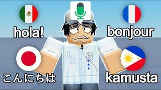 Roblox VOICE CHAT But I SPEAK Different LANGUAGES