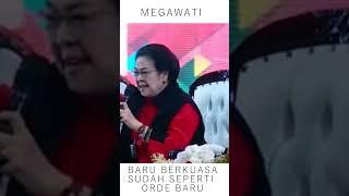 MEGAWATI  BARU BERKUASA SUDAH SEPERTI ORDE BARU #short