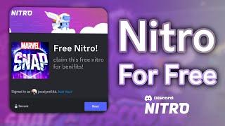 Claim Your Free DISCORD Nitro NOW  Marvel Snap X Discord.