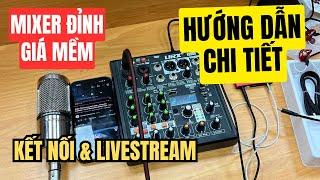 Bí Quyết Kết Nối Mixer URX AM06 Để Hát Livestream