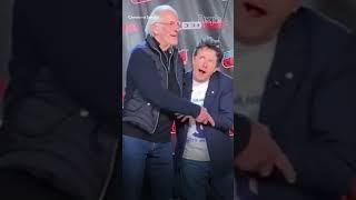 Michael J. Fox & Christopher Lloyd Reunite at Comic-Con 37 Yrs After Back to the Future  PEOPLE