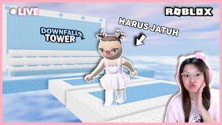 JATUH DARI TOWER YANG SANGAT TINGGI ? DOWNFALL TOWER ROBLOX INDONESIA