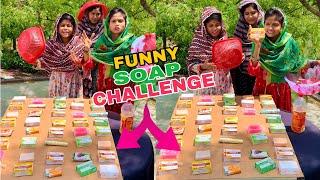 Funny Soap Bottle Flip Challenge With Family New Trending Game #challenge #viral #soap
